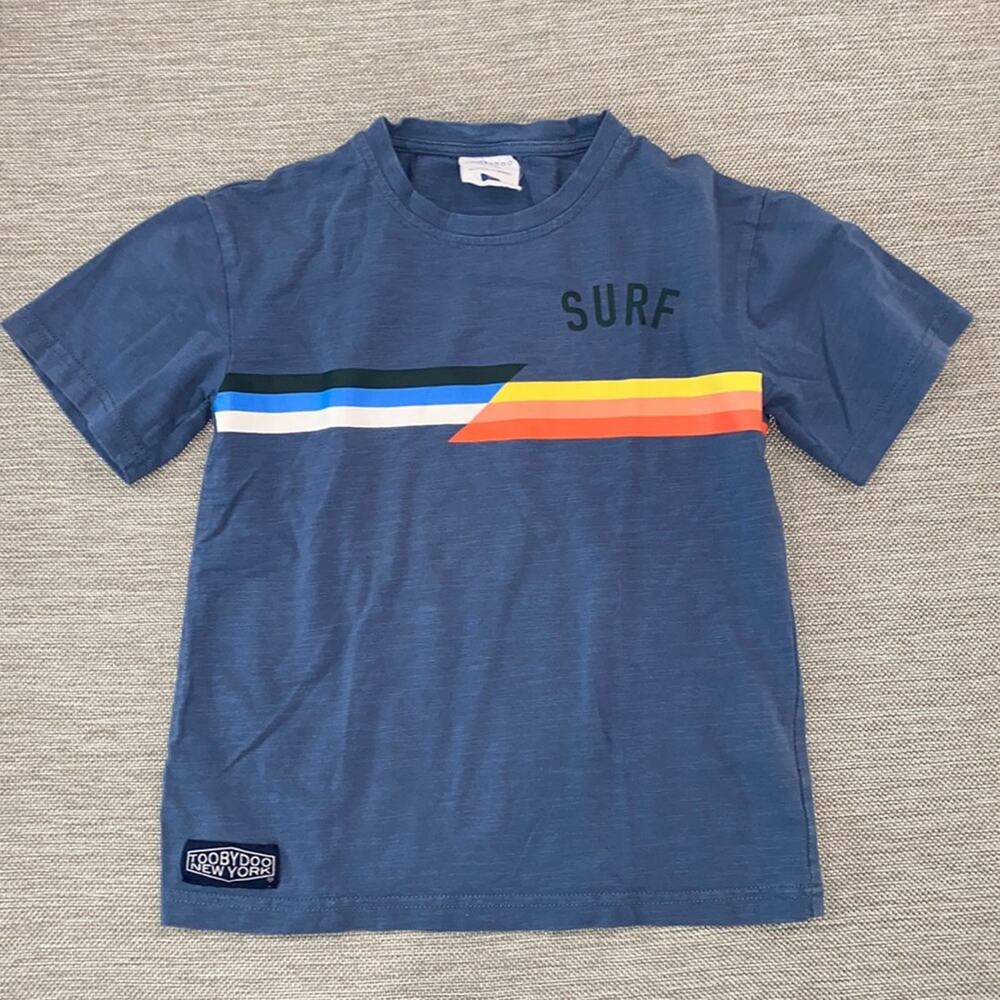 Toobydoo New York boy’s blue short sleeve T-shirt size 7